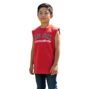 Genuine Merchandise Red Sleeveless Red Sox Shirt Size XL 14/16